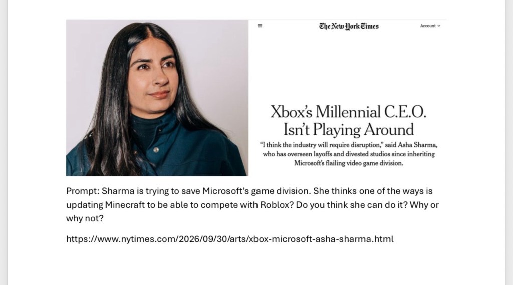 Can Minecraft Save Xbox?